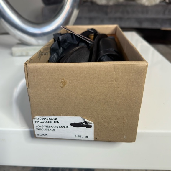 Free People Long Weekend Leather Gladiator Sandals - Picture 6 of 6